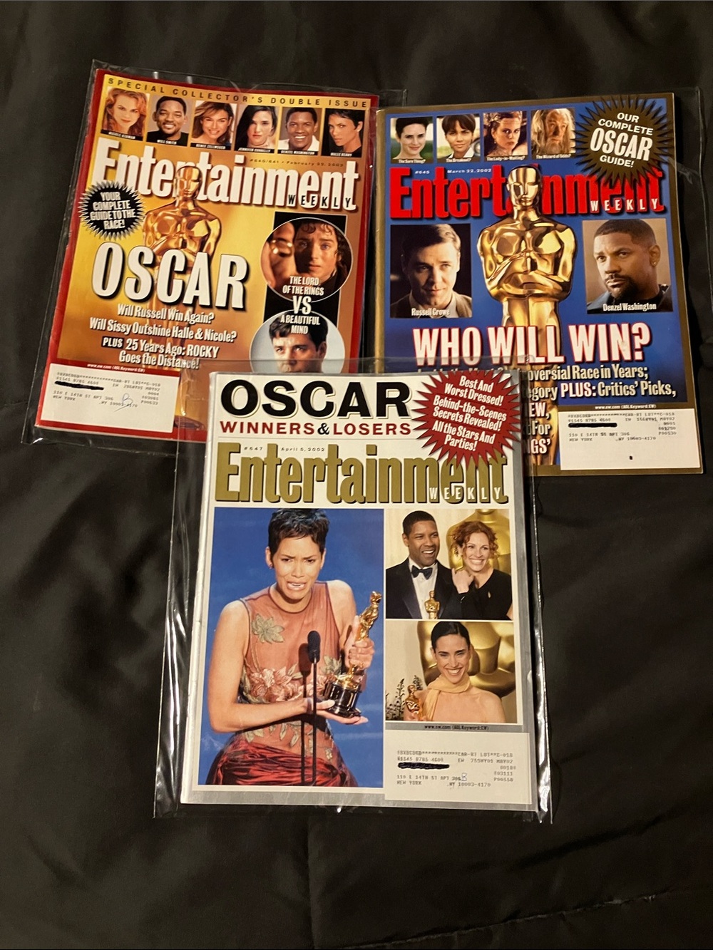 Entertainment Weekly OSCAR Issues (2002)